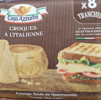 Croque à l italienne front packaging