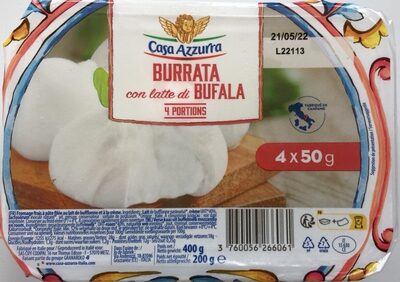 BURRATA con latte di BUFALA - 4 PORTIONS