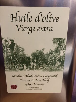 Huile d'olive vierge extra front packaging