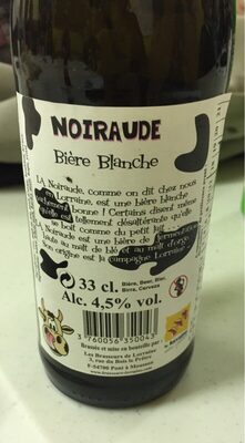 Brasseur Noiraude front packaging