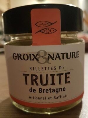 Rillettes de truite de Bretagne front packaging