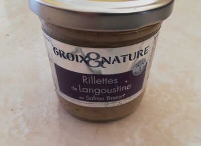Rillettes de langoustine au safran breton front packaging