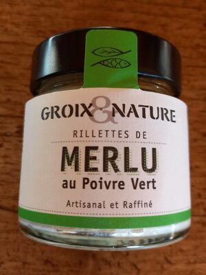 Rillettes de merlu au poivre vert