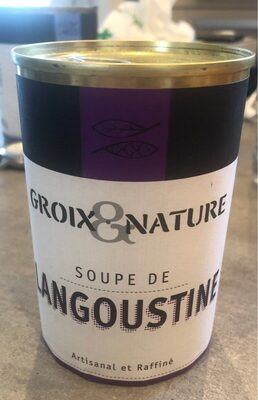 Soupe de langoustine front packaging