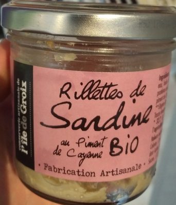 Rillettes de Sardine au Piment de Cayenne