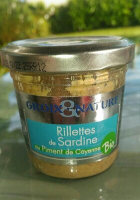 Rillettes de sardine front packaging