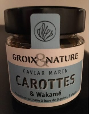 Caviar marin carottes et wakamé