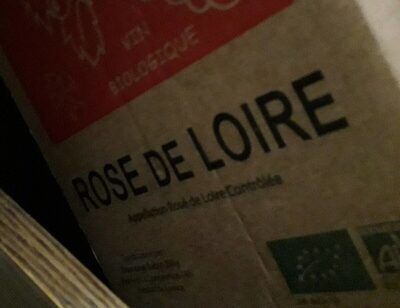 Rose de loire front packaging