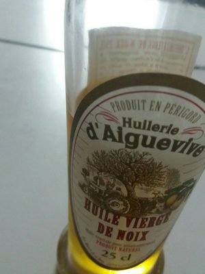 Huile vierge de noix