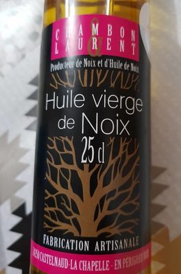Huile vierge de noix