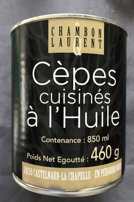 Cèpes cuisinés à l’huile