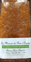 Pain d'Épices Pur Miel Nature