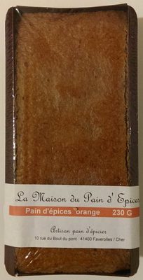 Pain d'épices orange
