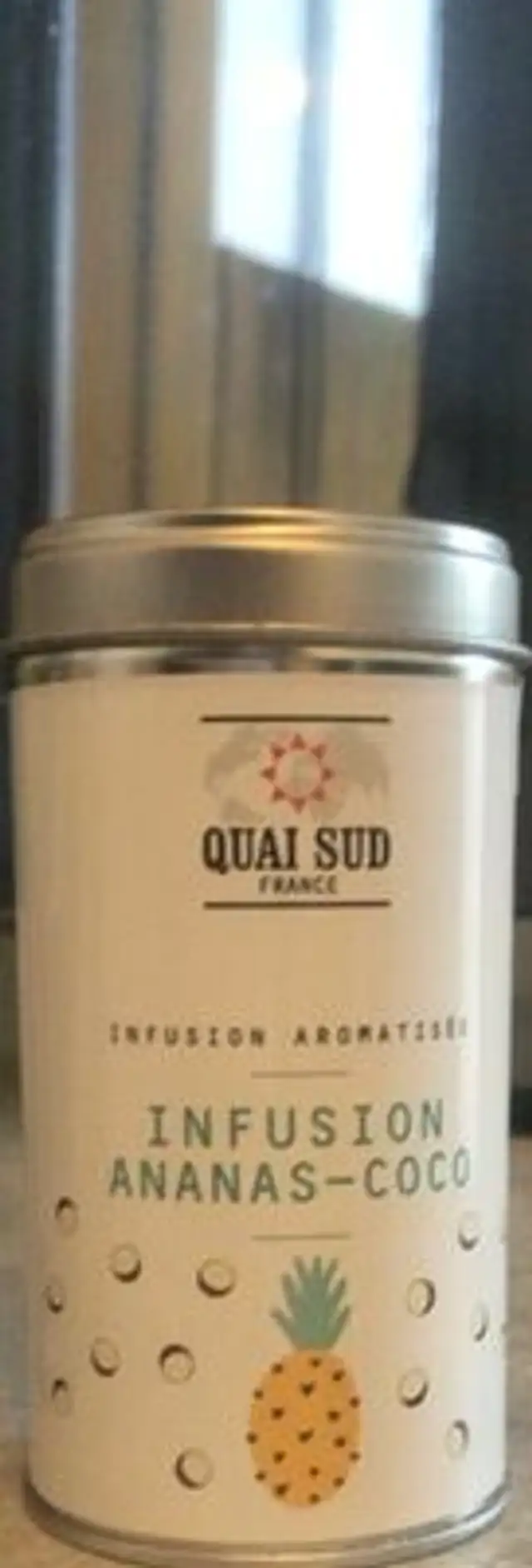 infusion ananas-coco front packaging