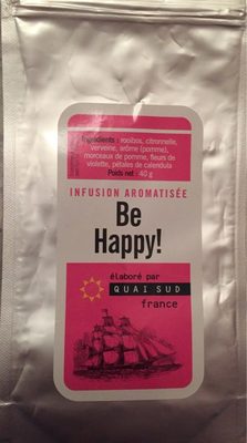 Infusion aromatisée Be happy! front packaging