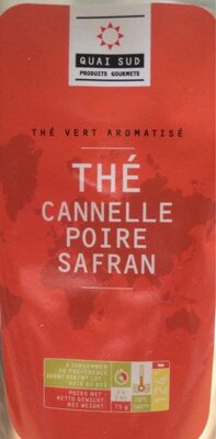 Thé cannelle poire safran front packaging
