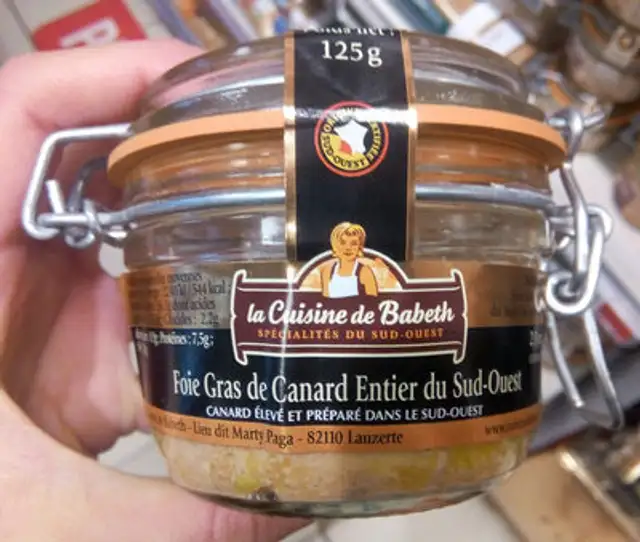 Foie gras de canard entier du Sud-Ouest front packaging