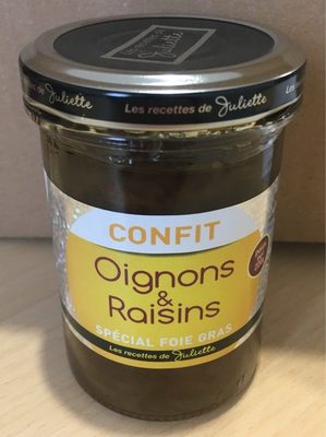 Confit oignons & raisins
