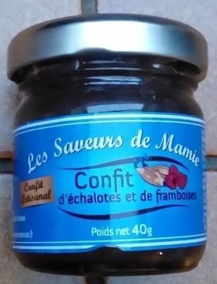Confit d'echalotes et de framboises