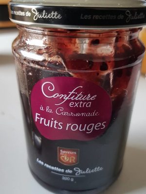 Confiture extra fruits rouges front packaging