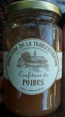 Confiture de poires aux amandes