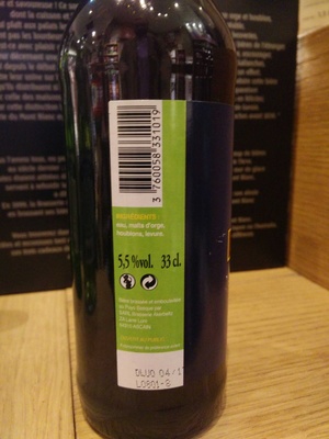 Akerbeltz Ambrée front packaging