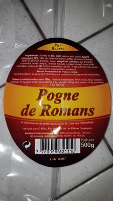 Pogne de Romans front packaging