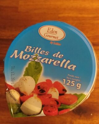Billes de mozzarella front packaging