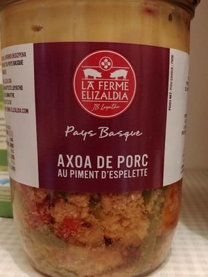 Axoa de porc au piment d'espelette