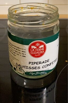 Piperade saucisses confites