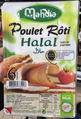 Poulet rôti Halal