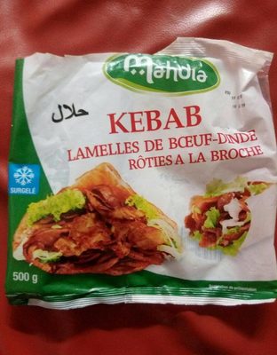 Kebab Lamelles de boeuf dinde rôties à la broche