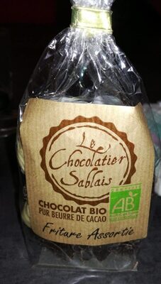 Friture chocolat noir BIO front packaging