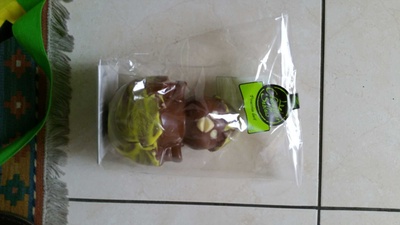 Moulage de chocolat au lait decore