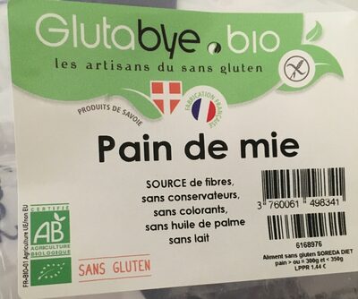 Pain de mie Glutabye