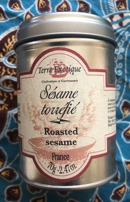 Sésame torréfié front packaging