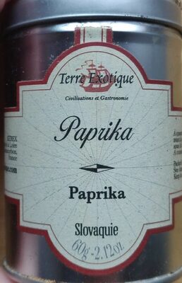Paprika front packaging