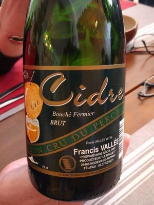 Cidre - bouché fermier brut