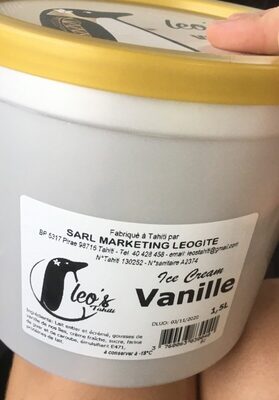 Glace leo's front packaging