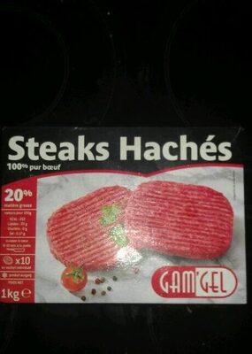 Steacks Hachées 100% Pur Boeuf