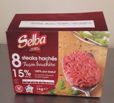 8 steaks hachés façon bouchère