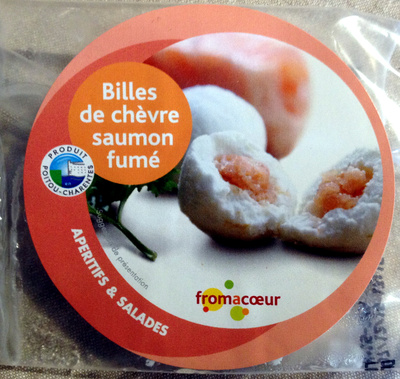 Billes de chèvre saumon fumé