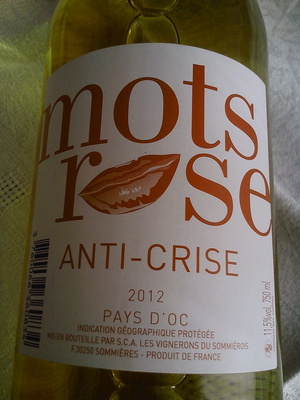 Mots rose anti-crise