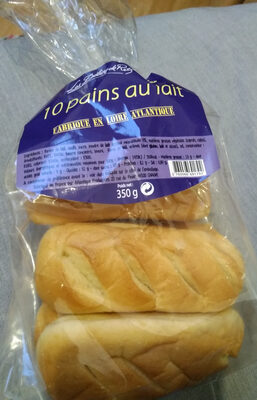 10 pains au lait nutrition facts table