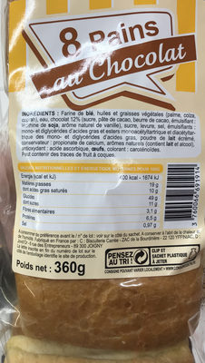 Pains au Chocolat front packaging