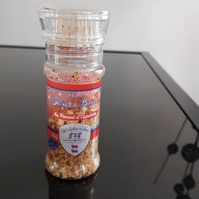 Sel de Salies de Béarn au piment d'Espelette front packaging