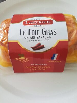 Foie gras de canard au piment