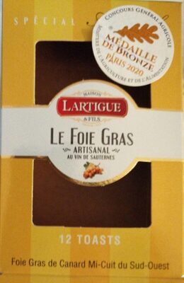 Le foie gras artisanal au vin de sauternes