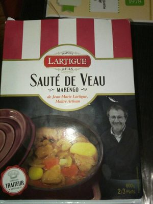 Sauté de veau front packaging