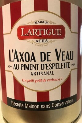L'axoa de veau au piment d'Espelette